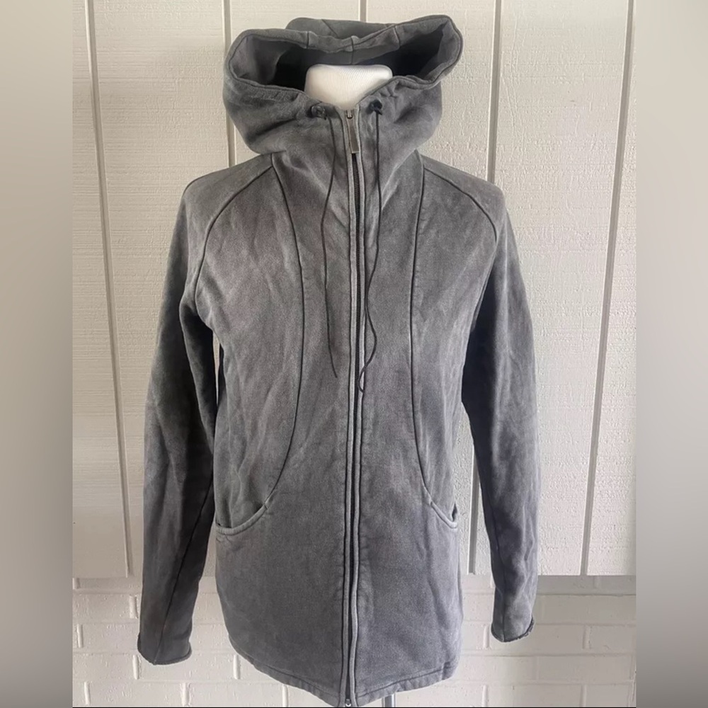 THE VIRIDI ANNE Hoodie Zip GRAY Jacket EXC Sweatshirt JAPAN Size 2 Medium M